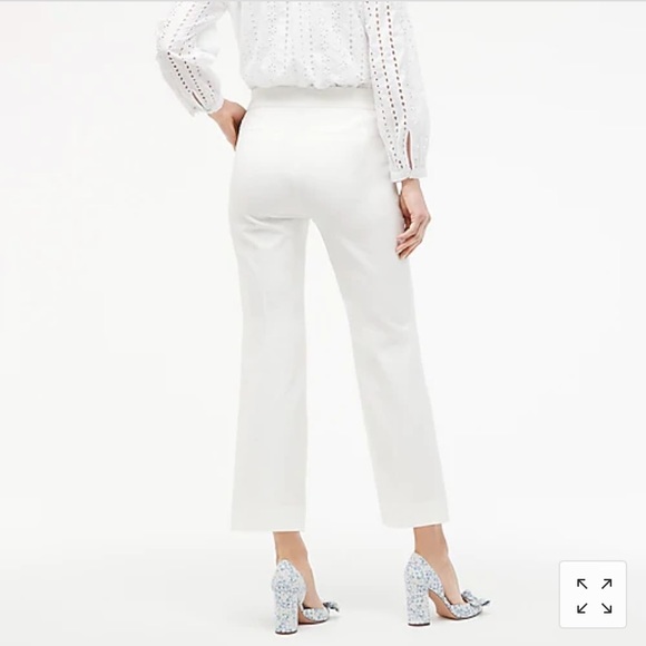 J Crew White Pants NWT size 6 - Picture 3 of 7